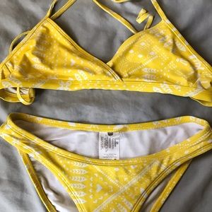 Patagonia Yellow Pattern Swimsuit